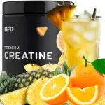 Kreatiini monoh&uuml;draat KFD Creatine 500g ananassi- ja apelsinimaitsega