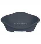 Plastikist pesakast Sleeper ventilatsiooniga, tumehall, 78/96 cm, suurus 5