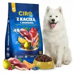 Kuiv koeratoit Ciro Lamb Duck 10 kg aktiivsetele t&auml;iskasvanud koertele