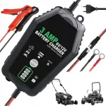 Automaatne akulaadija 6V/12V, 3A, aku uuendamisfunktsiooniga