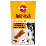 Koeramaiused PEDIGREE RANCHOS FILLETS kanarindadega, 70 g