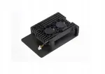 Alumiiniumkorpus Raspberry Pi 5-le kahe ventilaatoriga