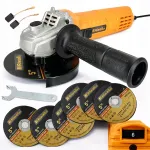 Nurklihvija RIWALL PRO, 125 mm, 2000 W, 12 000 p/min, 6 ketast
