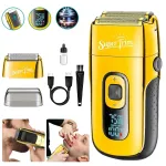 Meeste fooliumiga habeme- ja peanaha trimmer, 150 min, USB, LED