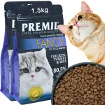 Kuivtoit t&auml;iskasvanud kassidele Premil Cat neerude toetuseks, 2 x 1,5 kg