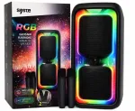 Juhtmevaba Syste RGB 20W karaoke k&otilde;lar kahe mikrofoniga