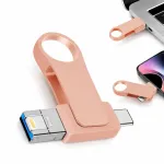 USB m&auml;lupulk 512GB, 4in1, USB-C, Micro USB, OTG, Lightning