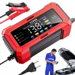 Akulaatori laadija 12V, 100&ndash;240V AC, regeneratsioonifunktsiooniga
