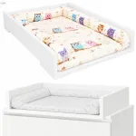Universaalne valge m&auml;hkimislaua kate 50&times;70 cm MALM HEMNES