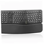 Juhtmevaba ergonoomiline kompaktne klaviatuur, 2.4 GHz, koduseks t&ouml;&ouml;ks