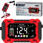 Aku laadija 12V 6A LCD-ekraaniga, sobib LiFePO4 autodele