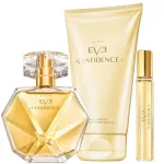 AVON Eve Confidence kosmeetiline komplekt: parf&uuml;&uuml;mvesi, losjoon, parf&uuml;&uuml;m