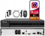 IP PoE videomagnetofon NVR-104MH-C/4P HiLook by Hikvision 8Mpx 4 kanalit PoE