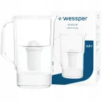 Wessper D1 SOLID 2,8 l valge veefilter lisakassettiga