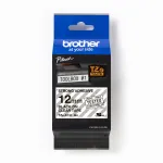 Iselatuv lint Brother TZE-S131, 12 mm, l&auml;bipaistev, must tekst, tugev kleepuvus