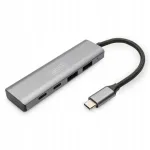 USB jaotur Digitus, 4 porti: 2x USB-A, 2x USB-C