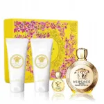 L&otilde;hnakomplekt Versace Eros Pour Femme edp 100 ml, mini 5 ml, losjoon 100 ml, du&scaron;igeel 100 ml