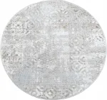 &Uuml;mmargune vaip 120 cm Venice, kreemjas, modernne, pehme