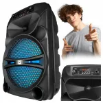 Juhtmevaba Bluetooth-k&otilde;lar LED-valgustuse ja karaokefunktsiooniga