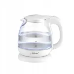 Klaasist elektriline veekeetja Maestro MR-055-WHITE, 1 l, 1100 W, valge