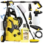 PRO PREMIUM k&auml;ruvel lihtsasti liigutatav k&otilde;rgsurvepesur 1700W + KARCHER vedelik