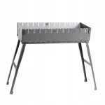 Kokkupandav mangal grill-kohver 12 vardale, 2 mm s&uuml;sip&otilde;hjaline metall