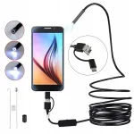Endoskoopvaatluse kaamera LED USB C, 8 mm, 3,5 m, Full HD 1080p