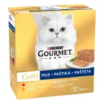 Gourmet Gold pasteet kassidele tuuni, maksade ja kalkunilihaga, 8 x 85 g