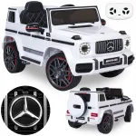 Laste elektriauto Mercedes AMG G63 kaugjuhtimise ja nahast istmega