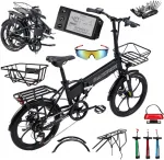 Randride YA20 kokkupandav elektrijalgratas, 500W, 48V, 12,8Ah, 40 km/h, kuni 60 km, 20"