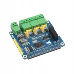 RS485 ja CAN moodul Raspberry Pi jaoks, 2x RS485, 1x CAN, isoleeritud