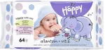 HAPPY niisked salvr&auml;tikud E-vitamiiniga, 64 tk, violetset v&auml;rvi