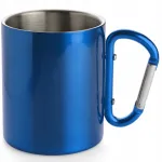 Reisikruus CAMP 250 ml, sinine, karabiinhaardega