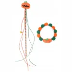Pehme pl&uuml;&uuml;sist hiireke kaelarihmaga kassile, Halloween-teemaline, 1ZEST