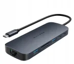 Universaalne HyperDrive EcoSmart Gen.2 USB-C adapter, 10 porti, toitega