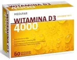 D-vitamiin D3 4000 IU, 60 tabletti, MEDIFAR