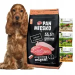Koeratoit Pan Mięsko vasikaliha ja pardikr&otilde;psud, M, 3 kg + proovipakid