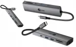 Fujitsu USB-C jagaja s&uuml;learvutile, 2 HDMI, 4K DisplayPort, LAN