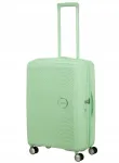 Keskmise suurusega kohver American Tourister Soundbox EXP, roheka pastelse tooniga