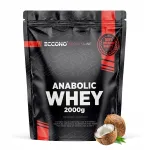 ECCONO ANABOLIC WHEY PROTEIN vadaku kontsentraat 2000g, 80% WPC MPC, kookose maitsega