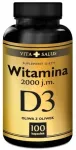 D3-vitamiin 2000 IU, 100 kapslit