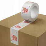 Kleepuv teip firmalogo tr&uuml;kiga, Solvent, 48 mm, 60 m, 108 tk