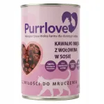 Niiske kassitoit PURRLOVE veiselihaga, 415 g, lihalokud