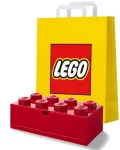 LEGO kast Brick 8 sahtliga, punane, kotiga