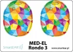 MED-EL Rondo 3 protsessori kaitsekile &bdquo;Rainbow&ldquo;
