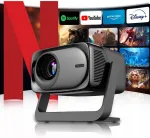 LED projektor maXvision LX1 1200 ANSI 4K Linux Auto Netflix