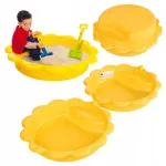 Suur liivakasti ja basseini komplekt kaanega SUNFLOWER 2in1