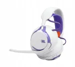 Traadita k&otilde;rvaklapid JBL Quantum 650 mikrofoni ja valge-lilla v&auml;rviga