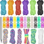 Paracord 550 n&ouml;&ouml;rikomplekt, 12 v&auml;rvi, 36 m, 24 pandlat, k&auml;sit&ouml;&ouml;ks ja elluj&auml;&auml;miseks