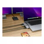 HyperDrive DUO PRO 7-&uuml;hes USB-C hub MacBook Air/Pro 2016&ndash;2020 jaoks